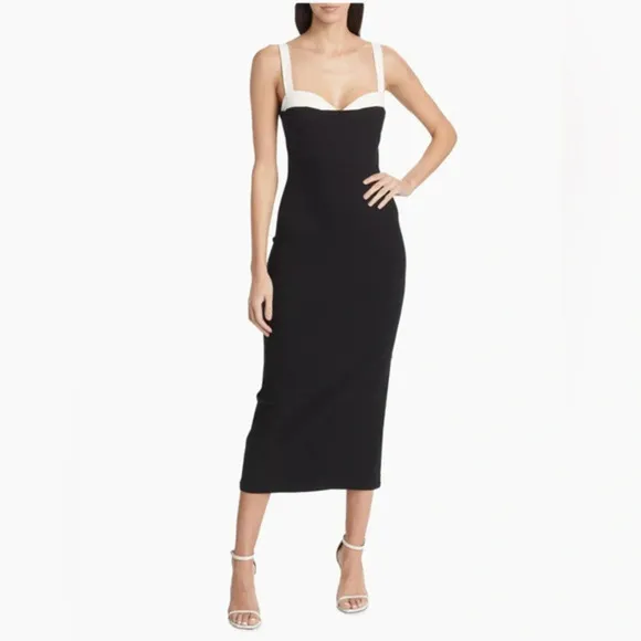 NEW Reformation Nelle Knit Midi-Dress Medium B502