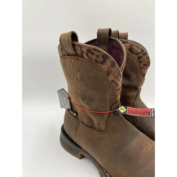 NEW Rocky Rosemary Women's Waterproof Boots Brown US Size 9.5 MEDIUM RKW0401