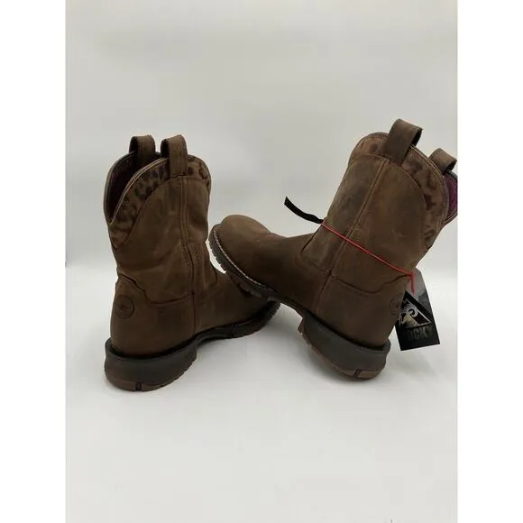 NEW Rocky Rosemary Women's Waterproof Boots Brown US Size 9.5 MEDIUM RKW0401