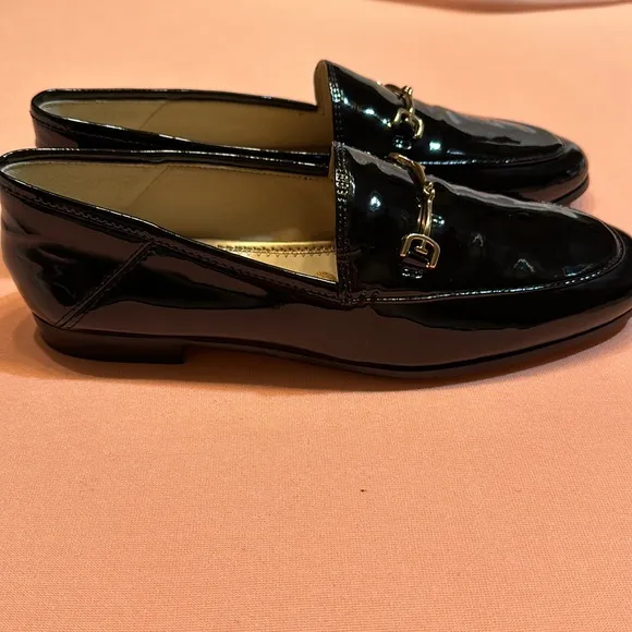 New Sam Eldelman Patent Leather Shoes. Black. Size 7.5.