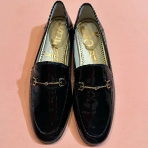 New Sam Eldelman Patent Leather Shoes. Black. Size 7.5.
