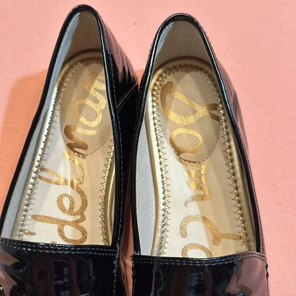New Sam Eldelman Patent Leather Shoes. Black. Size 7.5.
