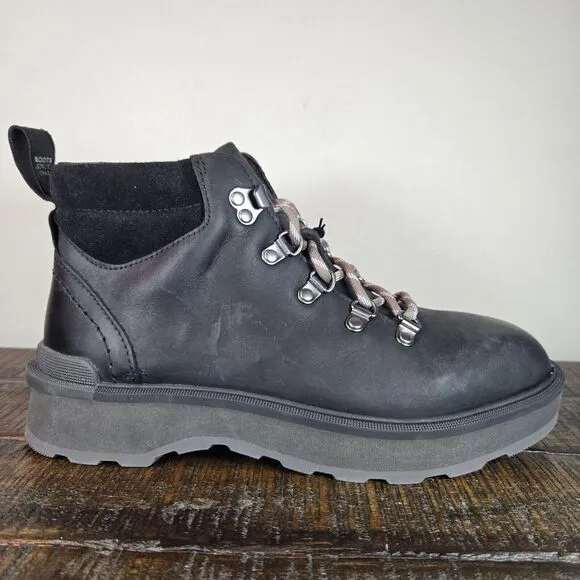 NEW Sorel Hi Line Hiker Womens Size 8.5 Mid Top Hiking Boots Waterproof Black