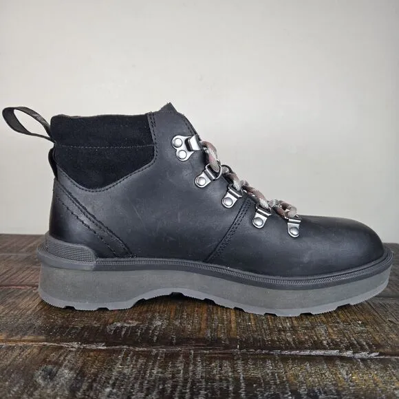 NEW Sorel Hi Line Hiker Womens Size 8.5 Mid Top Hiking Boots Waterproof Black