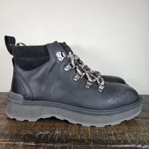 NEW Sorel Hi Line Hiker Womens Size 8.5 Mid Top Hiking Boots Waterproof Black