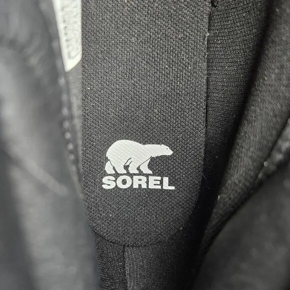 NEW Sorel Hi Line Hiker Womens Size 8.5 Mid Top Hiking Boots Waterproof Black