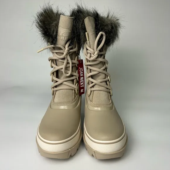 NEW Sorel Joan of Arctic Next Waterproof Boots in Ancient Fossil, size 5.