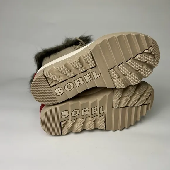 NEW Sorel Joan of Arctic Next Waterproof Boots in Ancient Fossil, size 5.
