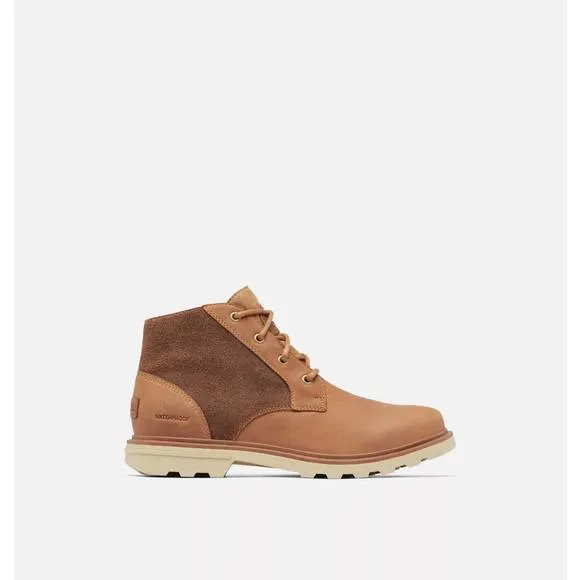 NEW SOREL men's carson chukka boots in elk / oatmeal
