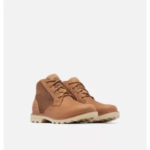 NEW SOREL men's carson chukka boots in elk / oatmeal