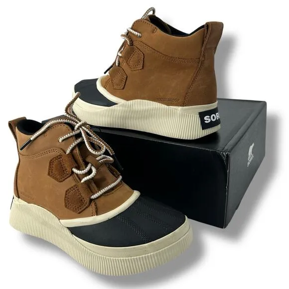 NEW Sorel Out N About IV Classic Booties Size 6.5 Brown Waterproof Boots NWT