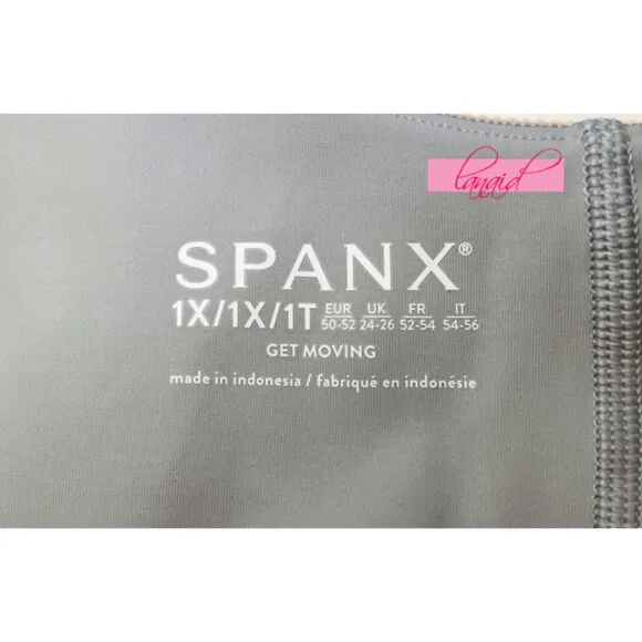NEW Spanx Get Moving Easy Access Ribbed Straight Dress Melon Sorbet Romper Mini