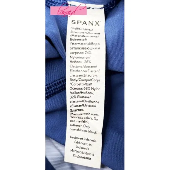 NEW Spanx The Get Moving Easy Access Ribbed Straight Dress Oxford Sporty Skort S