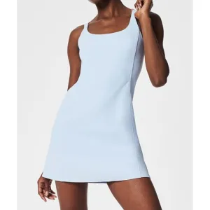 NEW Spanx The Get Moving Easy Access Ribbed Straight Dress Oxford Sporty Skort S