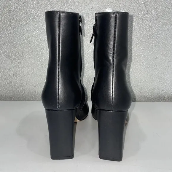 NEW STAUD Wally Leather Booties – Women’s Size 7 – Black – New With Box