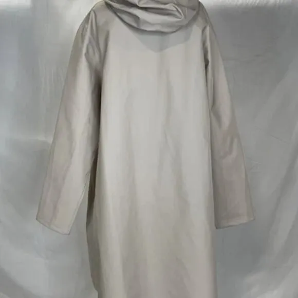 NEW STUTTERHEIM Women's Raincoat Mosebacke Lightweight Size M Light Sand