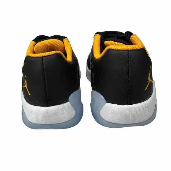 🤩NEW Sz 6.5Y Big Kids Shoes Air Jordan 11 CMFT Low (GS) Black Yellow CZ0907-071