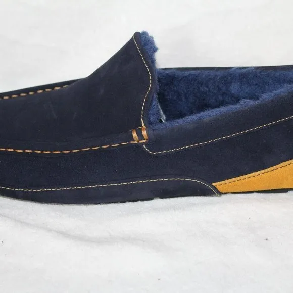 NEW UGG ASCOT Suede Shearling‎ Slippers