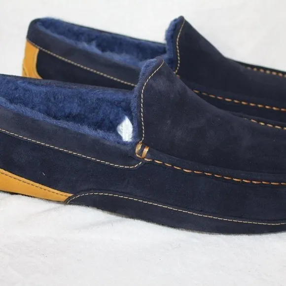 NEW UGG ASCOT Suede Shearling‎ Slippers
