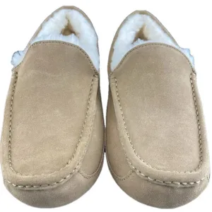 NEW UGG Mens Ascot Suede Closed Toe Slip on Slippers Chestnut Size 9