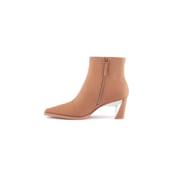 NEW UNITED NUDE women's poly mid bootie in italian clay