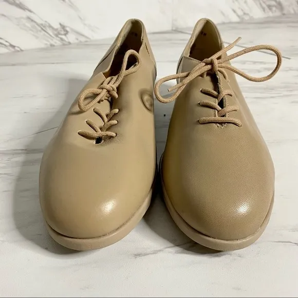 NEW Vintage Naturalizer Leather Round Toe Lace Up Oxford Flat Brogues Shoes SZ 8