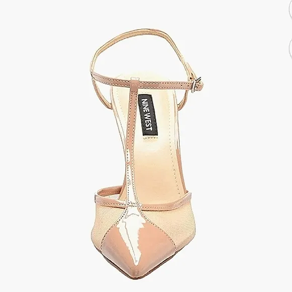 New w/o Box Nine West Terrah 3  T-Strap Stiletto Dress Heels Size 8.5