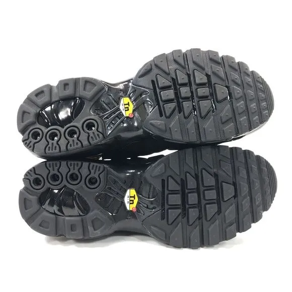 NEW Women's Size 6 Nike Air Max Plus‎ TN Shoes Laceless Black Gold 940382-001
