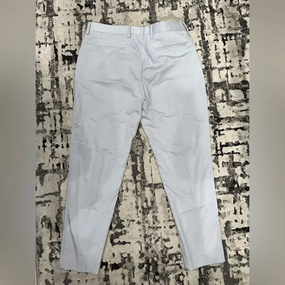 New Zara Men’s Light Blue Slim Fit Dress Pants