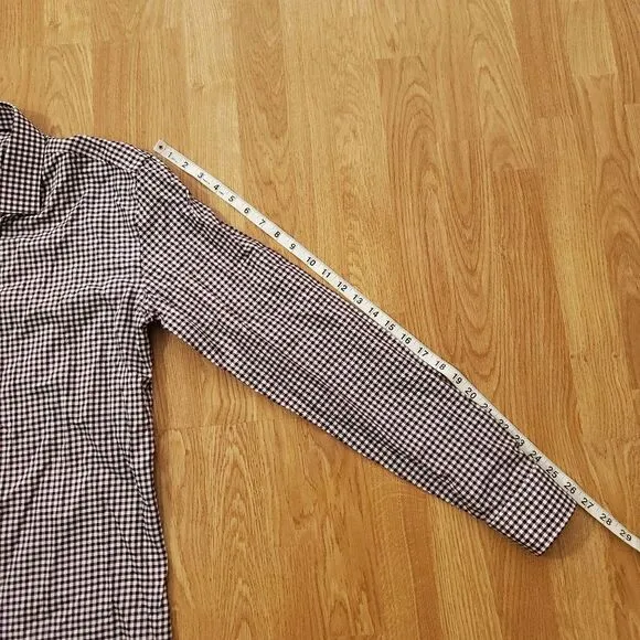 NEW! BOSS x Nordstrom 'Isaac' Slim Fit Check Dress Shirt - size 15.5