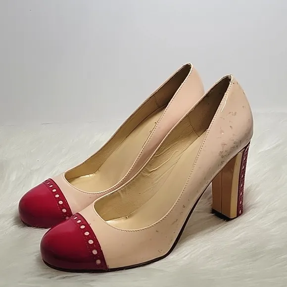 New,Kate Spade Laura deep pink  women's size 7 heel pumps