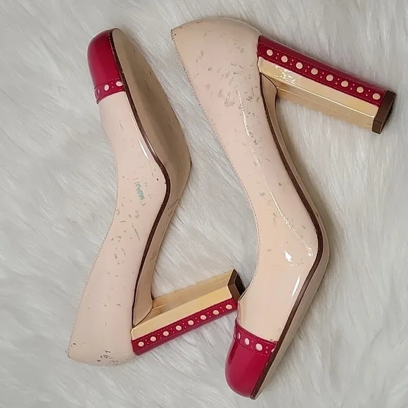 New,Kate Spade Laura deep pink  women's size 7 heel pumps