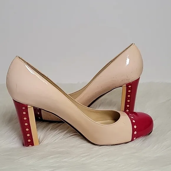New,Kate Spade Laura deep pink  women's size 7 heel pumps