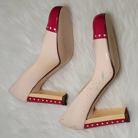 New,Kate Spade Laura deep pink  women's size 7 heel pumps