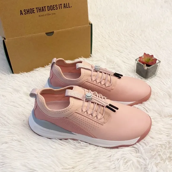 NIB CLOVE Pink Grey White Healthcare Nurse Comfort Casual Sneakers Shoes Unisex