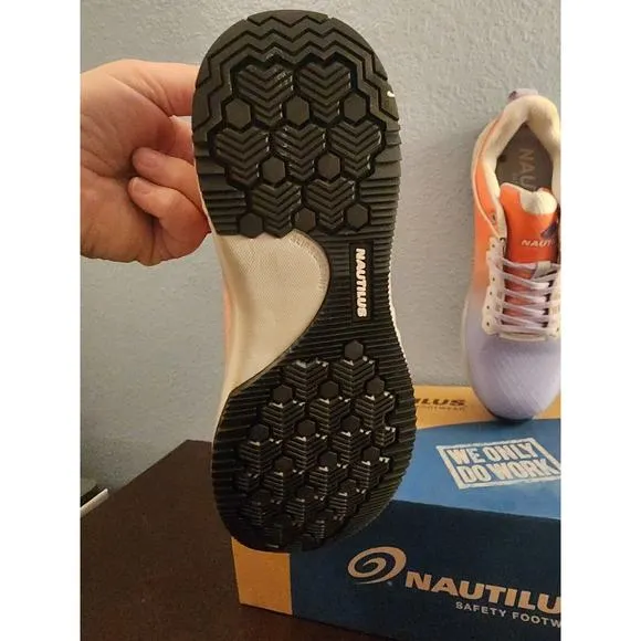 NIB Nautilus Womens Altus EH Purple Slip Resistant Shoes‎ 8.5 Med. MSRP $120