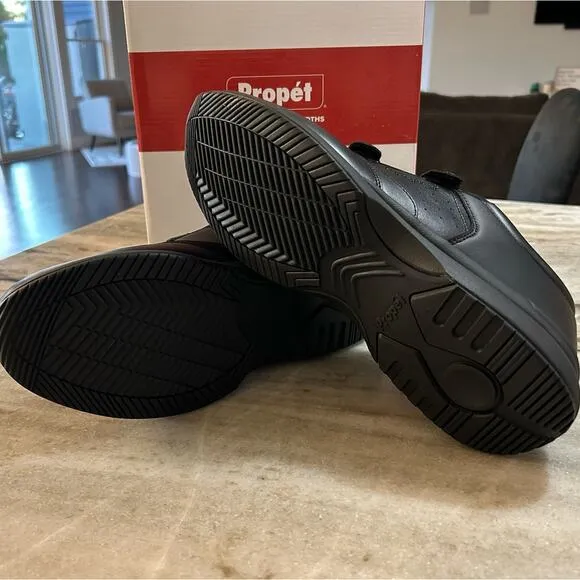 NIB Propet Lifewalker Strap Sneaker – Black, Men's 11.5 M(D)