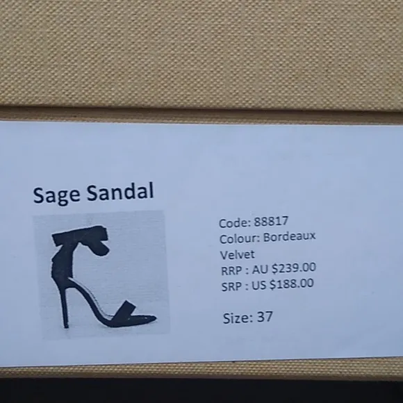 NIB Red Velvet Open Toe Ankle Bow Strap Stiletto Sandal  Holiday Pumps