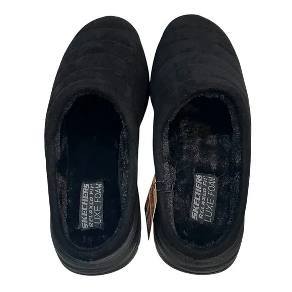 NIB Skechers Murette Garvanza Slippers Men's 12 Relaxed Fit Luxe Foam Slip On