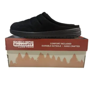 NIB Skechers Murette Garvanza Slippers Men's 12 Relaxed Fit Luxe Foam Slip On