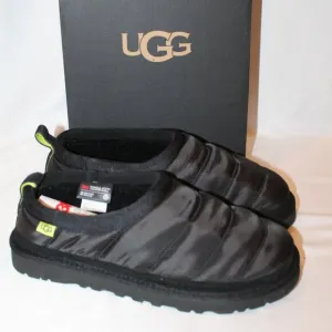 NIB‎ UGG MEN'S LTA PUFFER TASMAN SLIPPERS BLACK