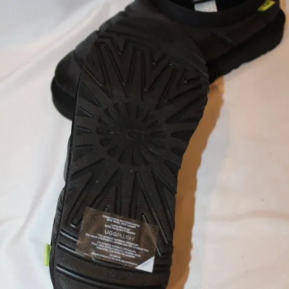 NIB‎ UGG MEN'S LTA PUFFER TASMAN SLIPPERS BLACK