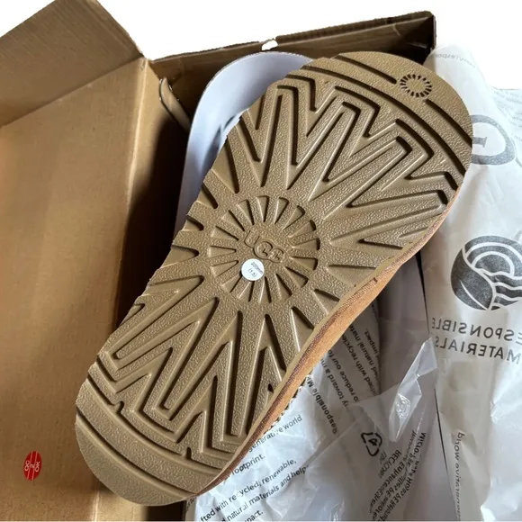 NIB UGG Tasman Slipper Chestnut Women's Size 5