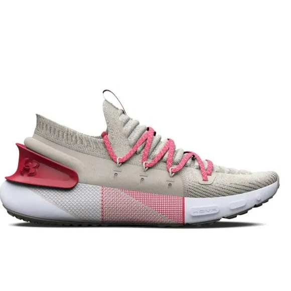 NIB Under Armour Women's HOVR Phantom 3 Reflect in White / Gray / Pink Size 9.5