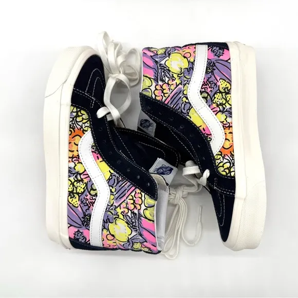 NIB Vans Anaheim Factory Veggies Print SK8-Hi 38 DX Skate Shoes Sneakers M4.5 W6