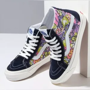 NIB Vans Anaheim Factory Veggies Print SK8-Hi 38 DX Skate Shoes Sneakers M4.5 W6