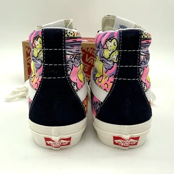 NIB Vans Anaheim Factory Veggies Print SK8-Hi 38 DX Skate Shoes Sneakers M4.5 W6