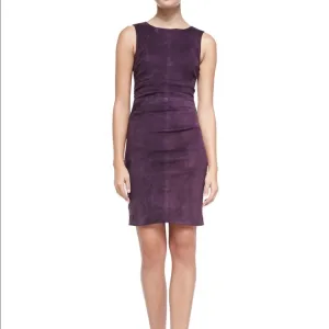 Nicole Miller Suede combo dress