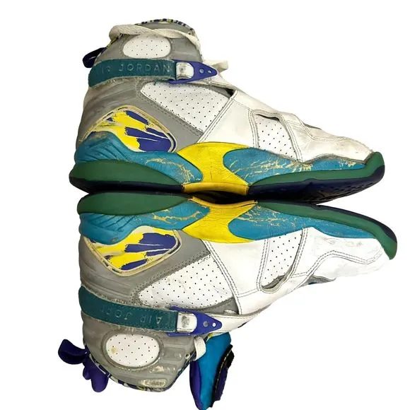 NIKE 2007 Air Jordan VIII 311 Retro 8.5 Women Basketball Shoes 316836-161 Men 10