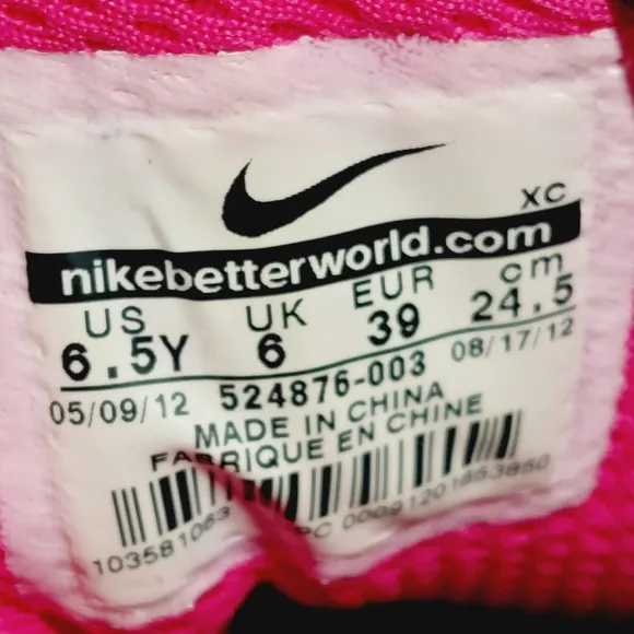 Nike ACG Woodside Pink Black Grey Leather Lace Up Boots M570